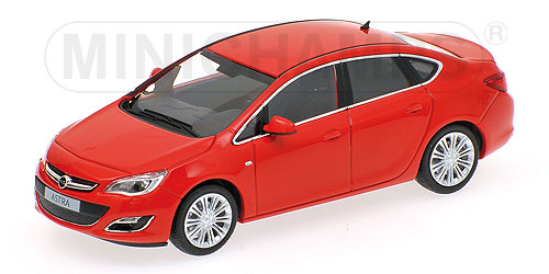 OPEL ASTRA 4-DOOR – 2012 – RED L.E. 1008 pcs. 1:43 model