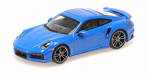 PORSCHE 911 (992) TURBO S COUPE SPORT DESIGN – 2021 – BLUE - L.E. 480 pcs. 1:43 model