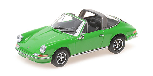 PORSCHE 911 TARGA  1972  GREEN 1:43 model
