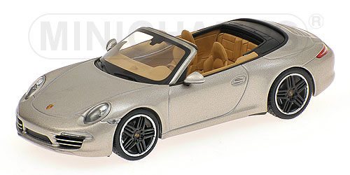 PORSCHE 911 CARRERA S CABRIOLET (991) – 2012 – SILVER 1:43 model