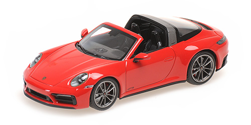 PORSCHE 911 (992) TARGA 4 GTS – 2022 – RED 1:43 model