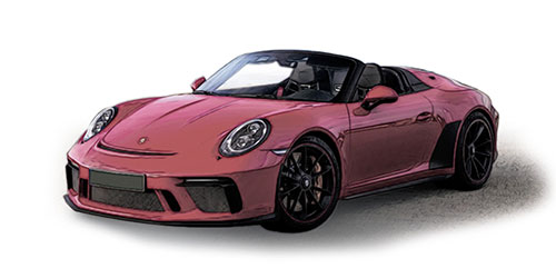 PORSCHE 911 (991) SPEEDSTER – 2019 – DARK RED 1:43 model