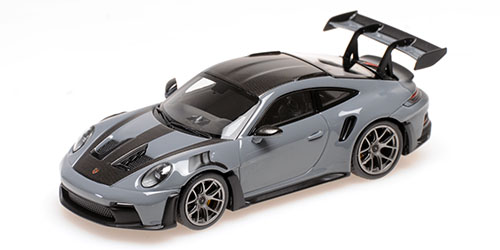 PORSCHE 911 (992) GT3RS – 2023 – GREY W/ WP SILVER WHEELS - L.E. 500 pcs. 1:43 model