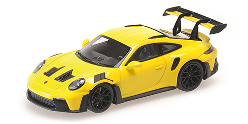 PORSCHE 911 (992) GT3RS – 2023 – YELLOW W/ BLACK WHEELS - L.E. 500 pcs. 1:43 model