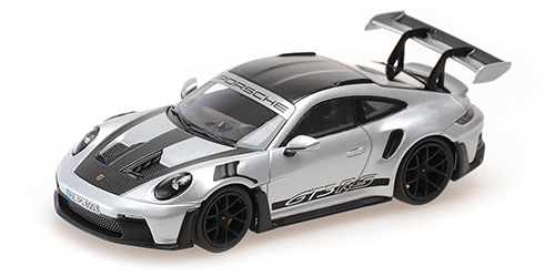 PORSCHE 911 (992) GT3RS – 2022 – SILVER W/ WP BLACK WHEELS - L.E. 510 pcs. 1:43 model