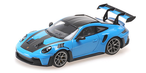 PORSCHE 911 (992) GT3RS – 2024 – BLUE W DARKSILVER WHEELS - L.E. 500 pcs. 1:43 model