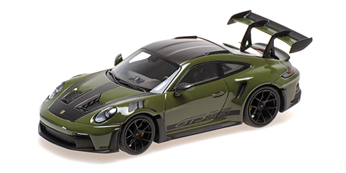 PORSCHE 911 (992) GT3RS – 2024 – NATO OLIVE W BLACK WHEELS 1:43 model