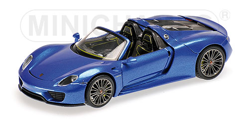 PORSCHE 918 SPYDER FINAL – 2013 – BLUE METALLIC L.E. 1008 pcs. 1:43 model