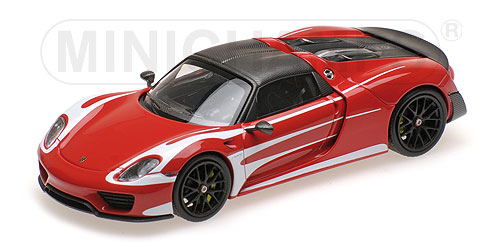 PORSCHE 918 SPYDER – ‘WEISSACH PACKAGE W/ LE MANS RACING DESIGN’ – 2015 L.E. 336 pcs. 1:43 model