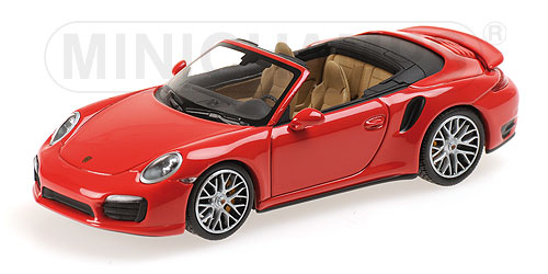 PORSCHE 911 TURBO S CABRIOLET – 2013 – RED L.E. 1008 pcs. 1:43 model