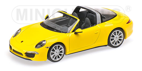 PORSCHE 911 TARGA – 2013 – YELLOW L.E. 252 pcs. 1:43 model