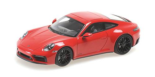 PORSCHE 911 (992) CARRERA 4 GTS – 2019 – RED 1:43 model