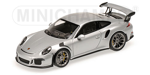 PORSCHE 911 (991) GT3RS – 2014 – SILVER METALLIC 1:43 model