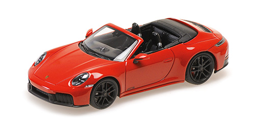 PORSCHE 911 (992.2) CARRERA GTS CABRIOLET – 2024 – RED 1:43 model