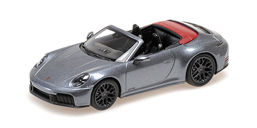 PORSCHE 911 (992.2) CARRERA GTS CABRIOLET – 2024 – GREY METALLIC 1:43 model