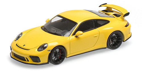 PORSCHE 911 GT3 – 2017 – YELLOW – SPORT AUTO - L.E. 525 pcs. 1:43 model