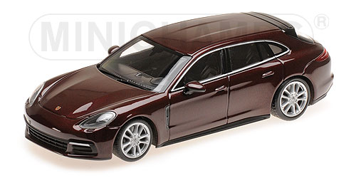 PORSCHE PANAMERA 4S DIESEL SPORT TURISMO – 2017 – BURGUNDER-ROT-METALLIC - L.E. 252 pcs. 1:43 model