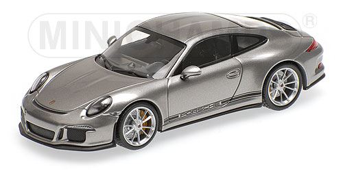 PORSCHE 911 R – 2016 – SILVER W/ BLACK WRITING L.E. 336 pcs. 1:43 model