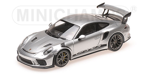 PORSCHE 911 (991.2) GT3RS – 2018 – GT-SILBERMETALLIC L.E. 399 pcs. 1:43 model