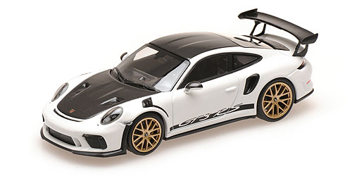 PORSCHE 911 (991.2) GT3RS – 2018 – WHITE (WEISSACHPAKET) L.E. 399 pcs. 1:43 model