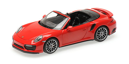 PORSCHE 911 (991.2) TURBO S CABRIOLET – 2017 – RED L.E. 336 pcs. 1:43 model