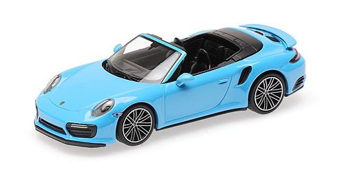 PORSCHE 911 (991.2) TURBO S CABRIOLET – 2017 – BLUE - L.E. 336 pcs. 1:43 model
