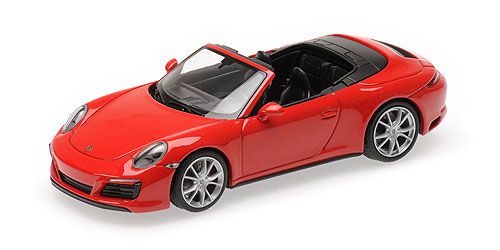 PORSCHE 911 (991.2) CARRERA 4S CABRIOLET – 2017 – RED L.E. 336 pcs. 1:43 model