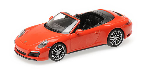 PORSCHE 911 (991.2) CARRERA 4S CABRIOLET – 2017 – ORANGE L.E. 336 pcs. 1:43 model