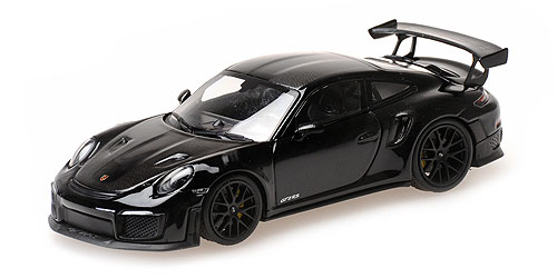 PORSCHE 911 (991.2) GT2RS – 2018 – BLACK (WEISSACHPAKET) BLACK WHEELS 1:43 model