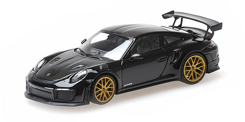 PORSCHE 911 (991.2) GT2RS – 2018 – BLACK (WEISSACHPAKET) AURUM WHEELS - L.E. 252 pcs. 1:43 model