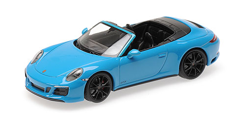 PORSCHE 911 (991.2) CARRERA 4GTS CABRIOLET – 2017 – BLUE - L.E. 300 pcs. 1:43 model