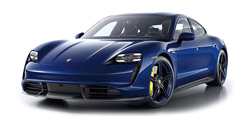 PORSCHE TAYCAN TURBO S – 2020 – BLUE METALLIC 1:43 model