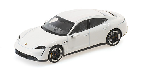 PORSCHE TAYCAN TURBO S – 2020 – WHITE METALLIC 1:43 model