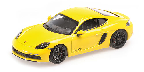 PORSCHE 718 CAYMAN GTS (982) – 2020 – YELLOW 1:43 model
