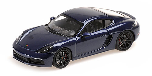 PORSCHE 718 CAYMAN GTS (982) – 2020 – BLUE METALLIC 1:43 model