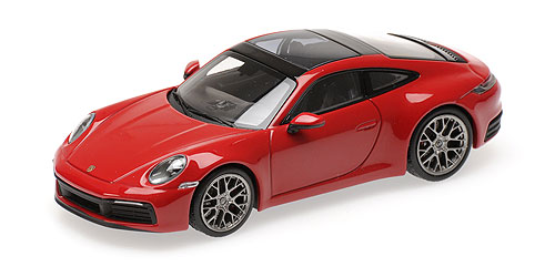 PORSCHE 911 (992) CARRERA 4S – 2019 – RED - L.E. 384 pcs. 1:43 model