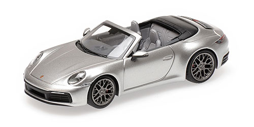 PORSCHE 911 (992) CARRERA 4S CABRIOLET – 2019 – SILVER L.E. 384 pcs. 1:43 model