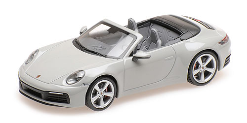 PORSCHE 911 (992) CARRERA 4S CABRIOLET – 2019 – GREY - L.E. 300 pcs. 1:43 model
