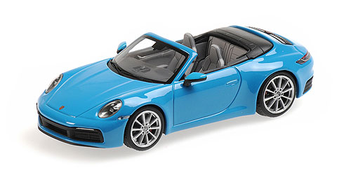 PORSCHE 911 (992) CARRERA 4S CABRIOLET – 2019 – BLUE 1:43 model