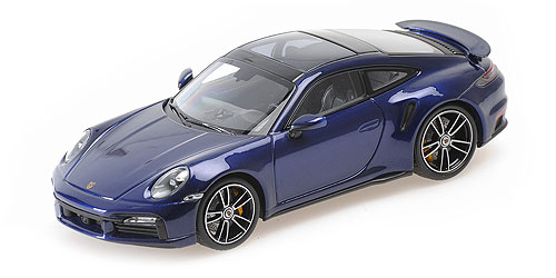 PORSCHE 911 (992) TURBO S – 2020 – BLUE METALLIC 1:43 model