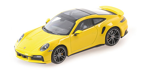 PORSCHE 911 (992) TURBO S – 2020 – YELLOW 1:43 model