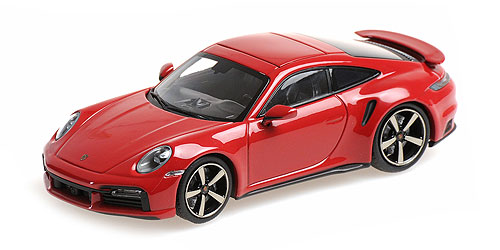 PORSCHE 911 (992) TURBO S – 2020 – RED 1:43 model