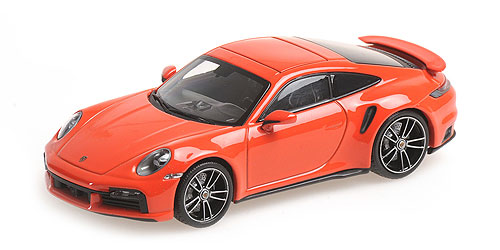 PORSCHE 911 (992) TURBO S – 2020 – ORANGE 1:43 model