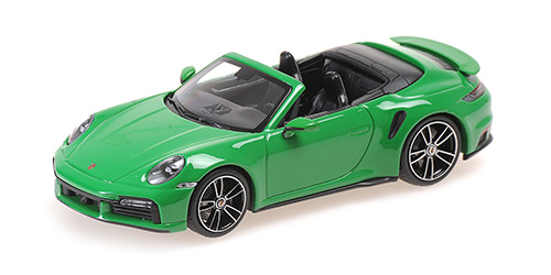 PORSCHE 911 (992) TURBO S CABRIOLET – 2019 – GREEN 1:43 model