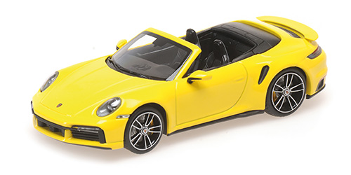 PORSCHE 911 (992) TURBO S CABRIOLET – 2019 – YELLOW 1:43 model