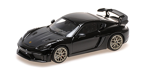 PORSCHE CAYMAN GT4 RS – 2021 – BLACK W/ NEODYME WHEELS - L.E. 504 pcs. 1:43 model