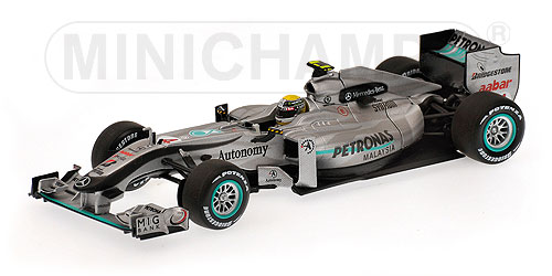MERCEDES GP PETRONAS MGP W01 – NICO ROSBERG – MALAYSIA GP – FIRST PODIUM MERCEDES GP – 2010 L.E. 2736 pcs. 1:43 model