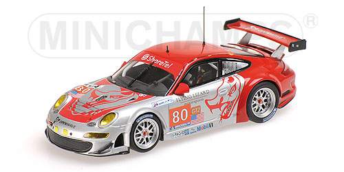 PORSCHE 997 GT3 RSR – FLYING LIZARD MOTORSPORT – NEIMAN/LAW/BERGMEISTER – 24H LE MANS 2010 1:43 model