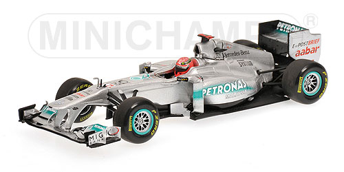 MERCEDES GP PETRONAS F1 TEAM MGP W02 – MICHAEL SCHUMACHER – 2011 1:43 model