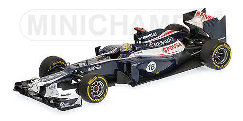 WILLIAMS F1 TEAM RENAULT FW34 – PASTOR MALDONADO – 2012 1:43 model